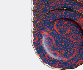 La DoubleJ 'Ombrellini' dessert plates, set of six MULTICOLOUR LADJ23DES638MUL