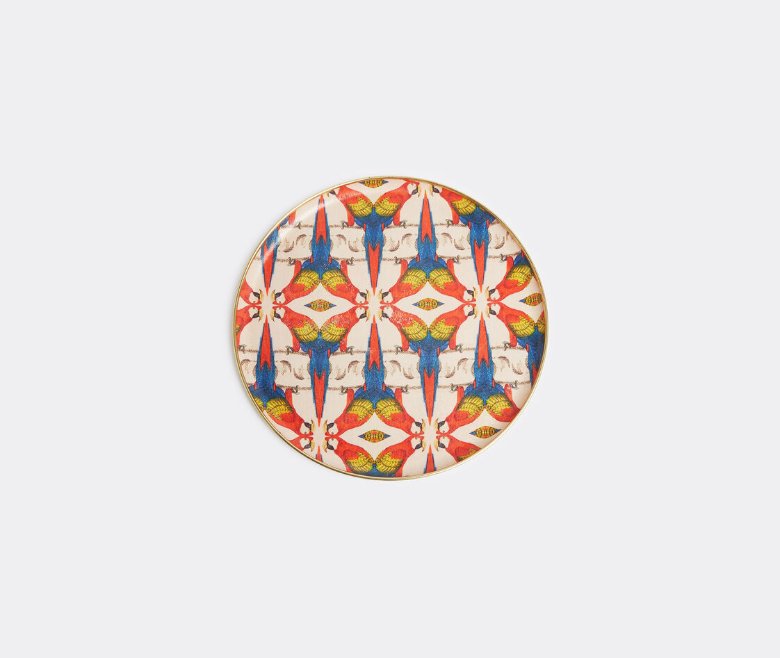 Les-ottomans Patch Nyc Tray In Multicolor