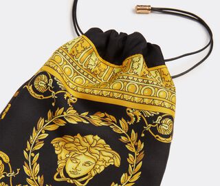 Versace 'Crete De Fleur' silk sleep mask MULTICOLOUR VERS22SLE824BLK