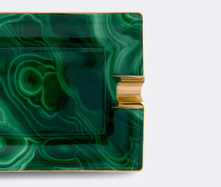 L'Objet 'Malachite' ashtray GREEN LOBJ22MAL491GRN