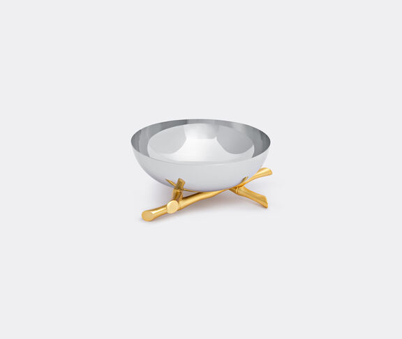L'Objet 'Bambou' bowl, large Gold, Platinum ${masterID}