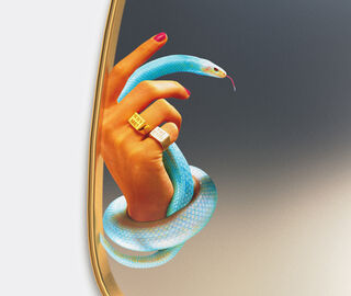 Seletti 'Snakes' mirror MULTICOLOUR SELE21TOI404GOL