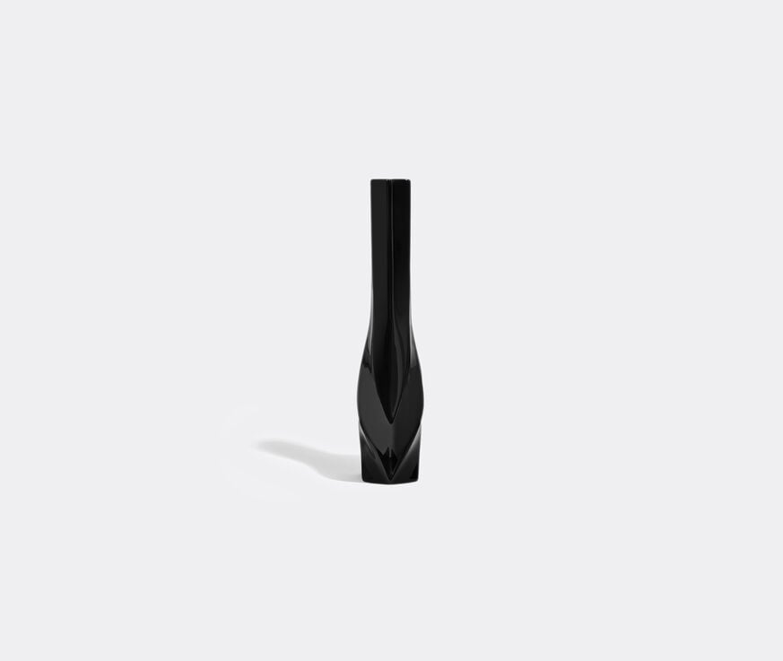 Zaha Hadid Design 'Braid' candle holder, small, black  ZAHA22BRA737BLK