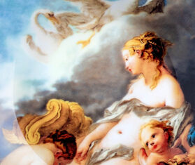 Roberto Cavalli Home &#39;Wild Leda&#39; bread plate, set of six MULTICOLOUR RCHO23WIL219MUL