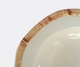 Les-Ottomans 'Bamboo' soup plate, set of four MULTICOLOUR OTTO23BAM889MUL
