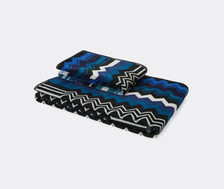 Missoni 'Giacomo' towel, set of two, blue multicolor BLUE MIHO26GIA101BLU