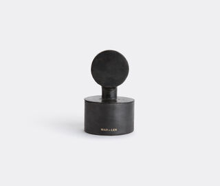 Mad et Len 'Cristaux' pot pourri totem, Terre noire, small BLACK MALE18POT516BLK