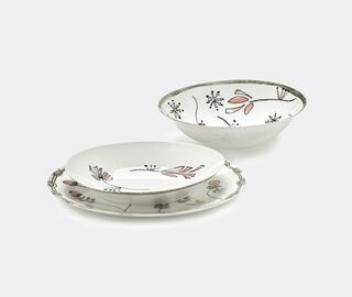 Serax 'Fiore Rosa' deep plate, set of two MULTICOLOUR SERA23DEE211MUL