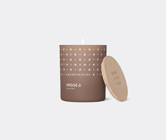 Skandinavisk 'Hygge' scented candle with lid Camel Brown ${masterID}