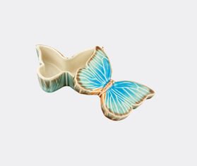 Bordallo Pinheiro &#39;Cloudy Butterflies&#39; box, small, light blue MULTICOLOUR BOPI22CLO913MUL