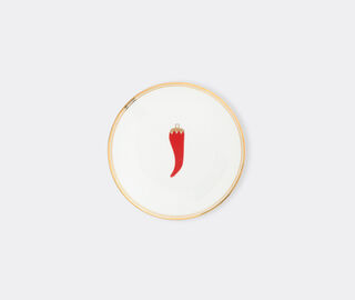 Bitossi Home 'Chili Pepper' bread plate, set of six MULTICOLOUR BIHO22SET646MUL