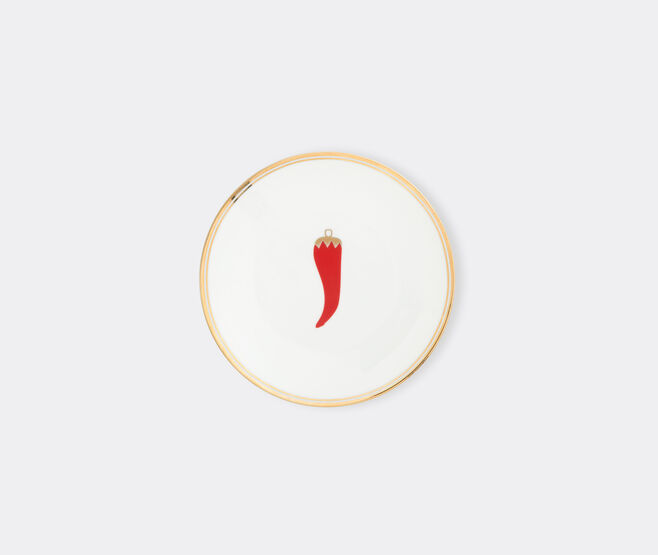 Bitossi Home 'Chili Pepper' bread plate, set of six MULTICOLOUR BIHO22SET646MUL