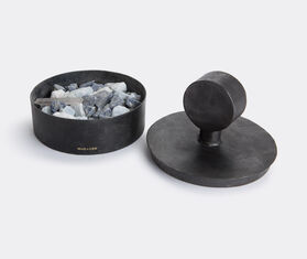 Mad et Len &#39;Cristaux&#39; pot pourri totem, Ambre nobile, large BLACK MALE18POT530BLK