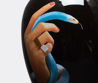 Seletti 'Hand with Snakes' vase BLUE SELE22TOI947MUL