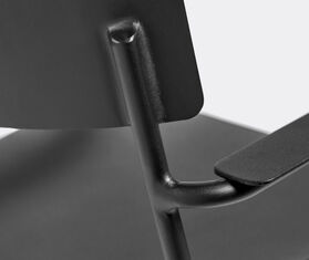 Serax 'August' chair with armrests, black BLACK SERA19AUG734BLK