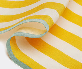 La DoubleJ &#39;Riviera Giallo&#39; large napkin, set of two MULTICOLOUR LADJ23LAR574YEL