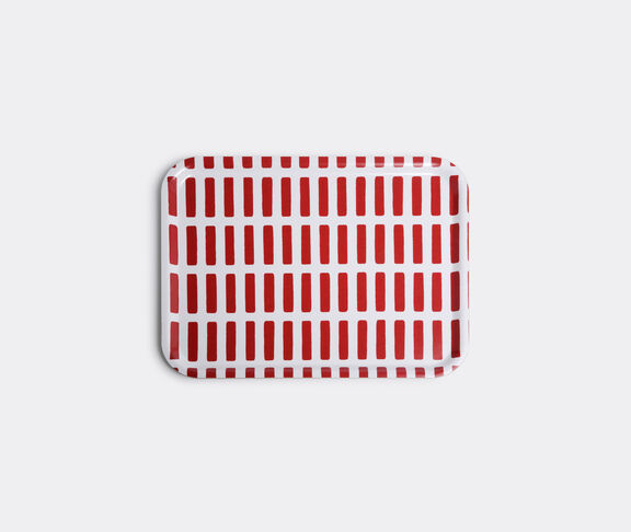 Artek ‘Siena’ tray, large White, red ${masterID}