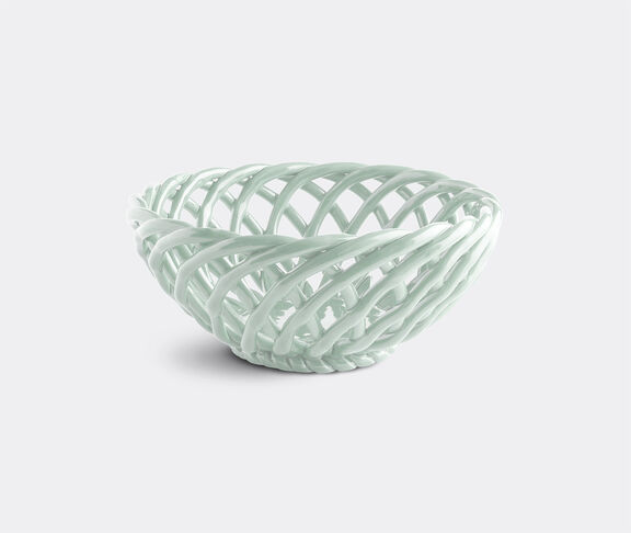 Octaevo 'Sicilia' ceramic basket, mint, large undefined ${masterID}