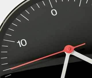 Hay 'Wall Clock', black BLACK HAY122WAL081BLK