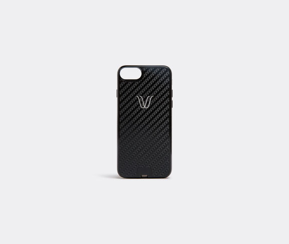 Woodie Milano Wireless cover, iPhone 7 Carbon black ${masterID}