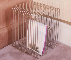 AYTM 'Curva' stool, silver SILVER AYTM21CUR382SIL