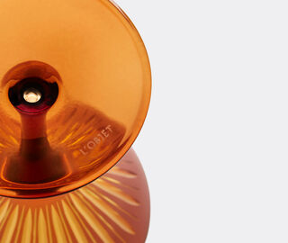 L'Objet 'Prism' martini glass, set of four, amber AMBER LOBJ24PRI075AMB