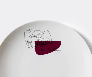 Cassina 'Service Prunier' dessert plate, set of two WHITE CASS21SER312WHI