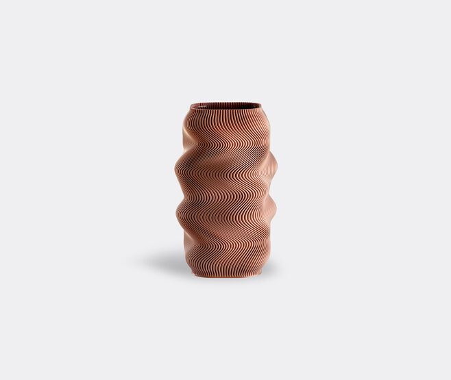 Sheyn 'Moir&eacute;' vase, salmon CORAL SHEY26MOI336COR