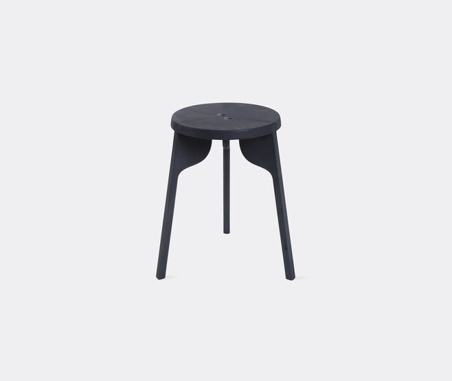Zanat 'Tattoo Eyes' stool, maple BLACK ZANA20TAT718BLK