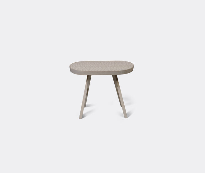 Zanat 'Touch Pill' stool, maple WHITE ZANA20TOU664BEI