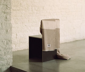 Tekla Fabrics Plaid merino wool, beige BEIGE TEFA19FIN846BEI