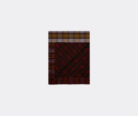 Gucci Blanket, brown plaid GREEN GUCC20PLA758MUL