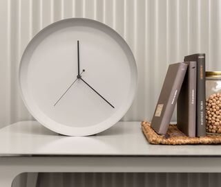 Atipico 'Dish' wall clock, white WHITE ATIP20DIS106WHI