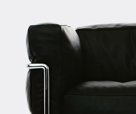 Cassina &#39;3 Fauteuil Grand Confort&#39; grand mod&egrave;le padded armchair, dark grey leather BLACK CASS21PAD503BLK