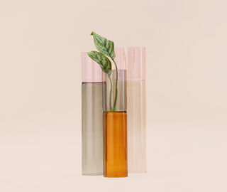 Ichendorf Milano 'Bamboo Grooved' vase, medium MULTICOLOUR ICMI20BAM084MUL