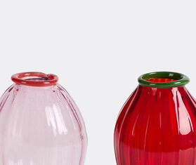 Lisa Corti 'Rosebud' vase, set of two, pink and red MULTICOLOUR LICO26ROS332MUL
