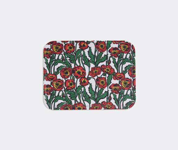 La DoubleJ 'Big Blooms Bianco' rectangular tray undefined ${masterID}