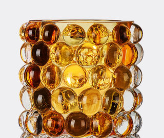 Skogsberg&amp;Smart 'Hurricane Boule' vase, medium, amber AMBER SKOG26HUR128AMB