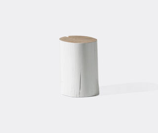Gervasoni 1882 'Log' side table, small, white WHITE GERV25LOG003WHI