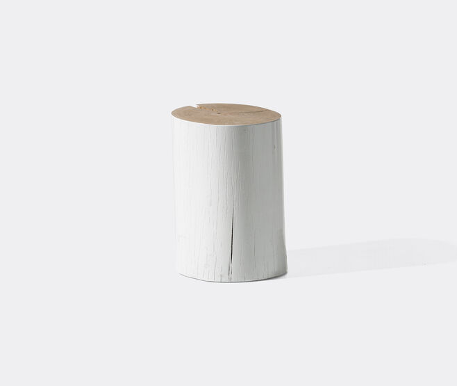 Gervasoni 1882 'Log' side table, small, white WHITE GERV25LOG003WHI
