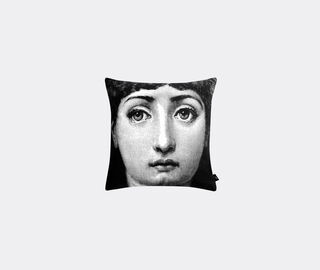 Fornasetti 'Tema e Variazioni N.1 and N.6' cushion, black and white WHITE FORN24CUS390MUL