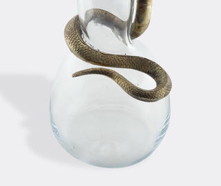 Vanessa Mitrani 'Cobra' vase, transparent and bronze TRANSPARENT VAMI23COB828TRA