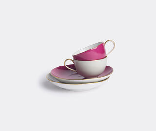 KPM Berlin 'Urbino' espresso set MULTICOLOUR KPM118URB809RED