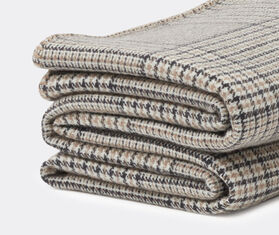 ALONPI &#39;Babette&#39; throw, ecru, steel and camel MULTICOLOUR ALON23BAB314GRY