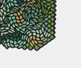 Golran 1898 &#39;March Free Shape&#39; rug GREEN GOLR19CAR976GRN