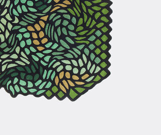 Golran 1898 'March Free Shape' rug GREEN GOLR19CAR976GRN