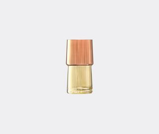 LSA International 'Gems' vase, medium, amber AMBER LSAI24GEM478AMB