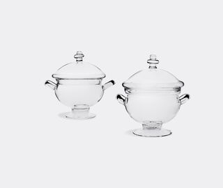 Bitossi Home 'Boro' potiche, large TRANSPARENT BIHO19BOR917TRA