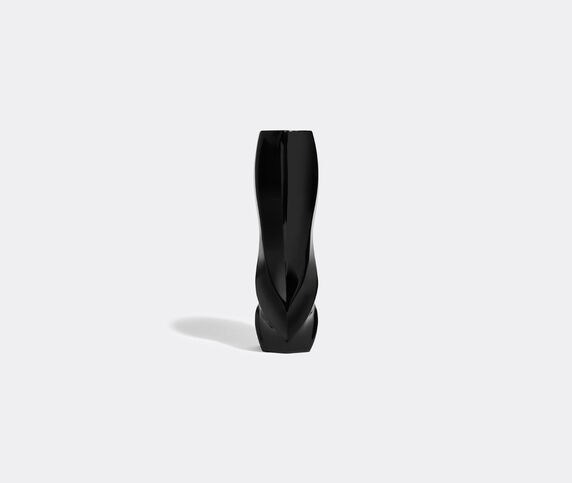 Zaha Hadid Design 'Braid' vase, tall, black  ZAHA22BRA482BLK
