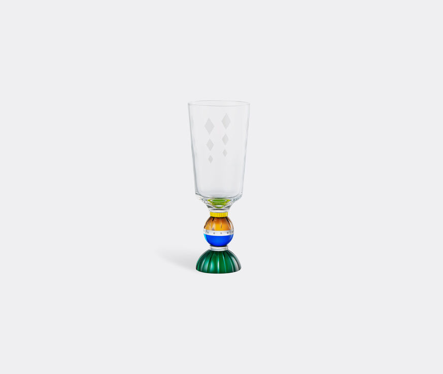 Reflections Copenhagen 'Ascot' tall crystal glass, set of two Multicolour REFL21ASC073MUL